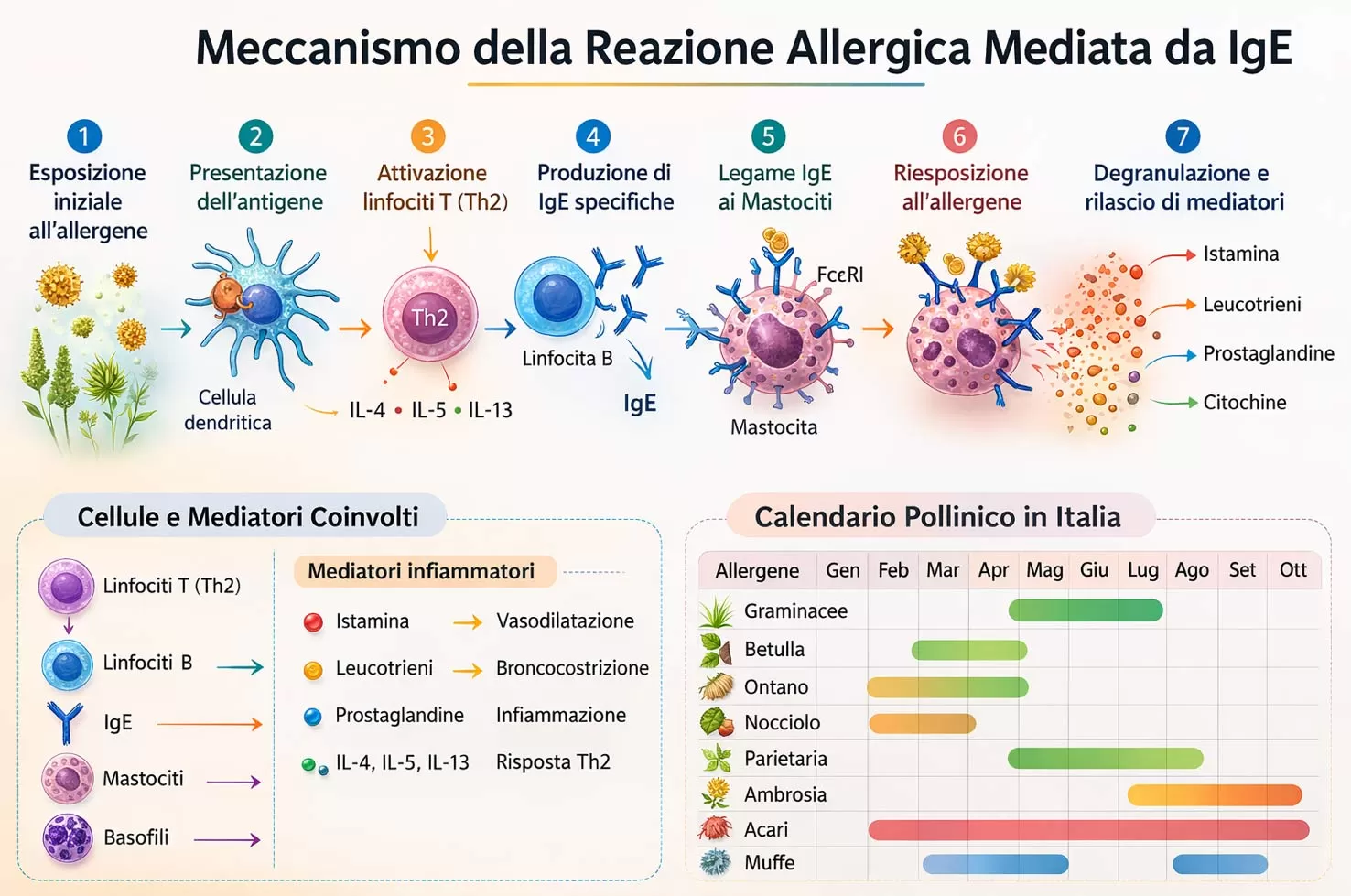 Meccanismo della Reazione Allergica Mediata das IgE
