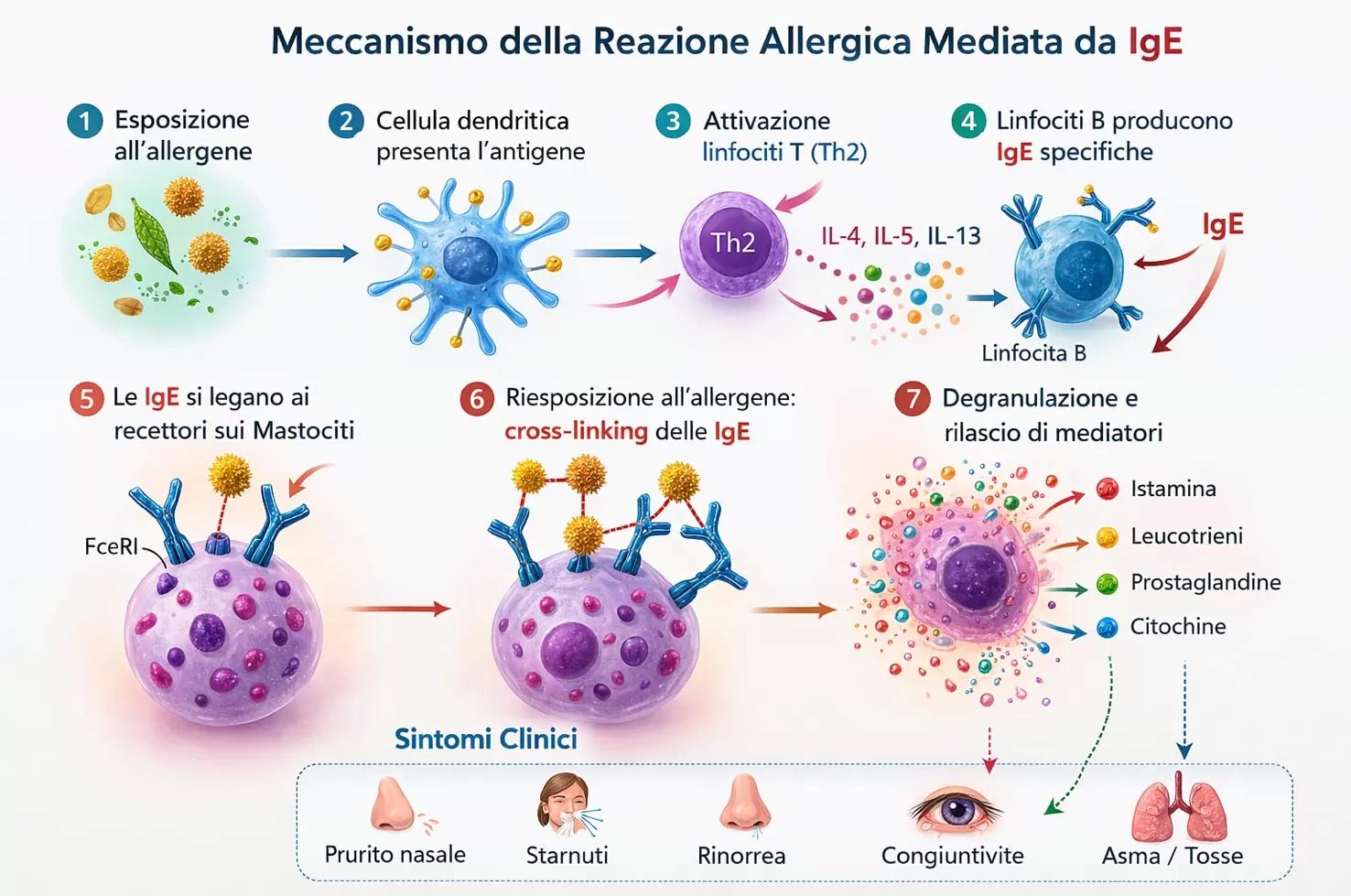 Meccanismo della Reazione Allergica Mediata das IgE